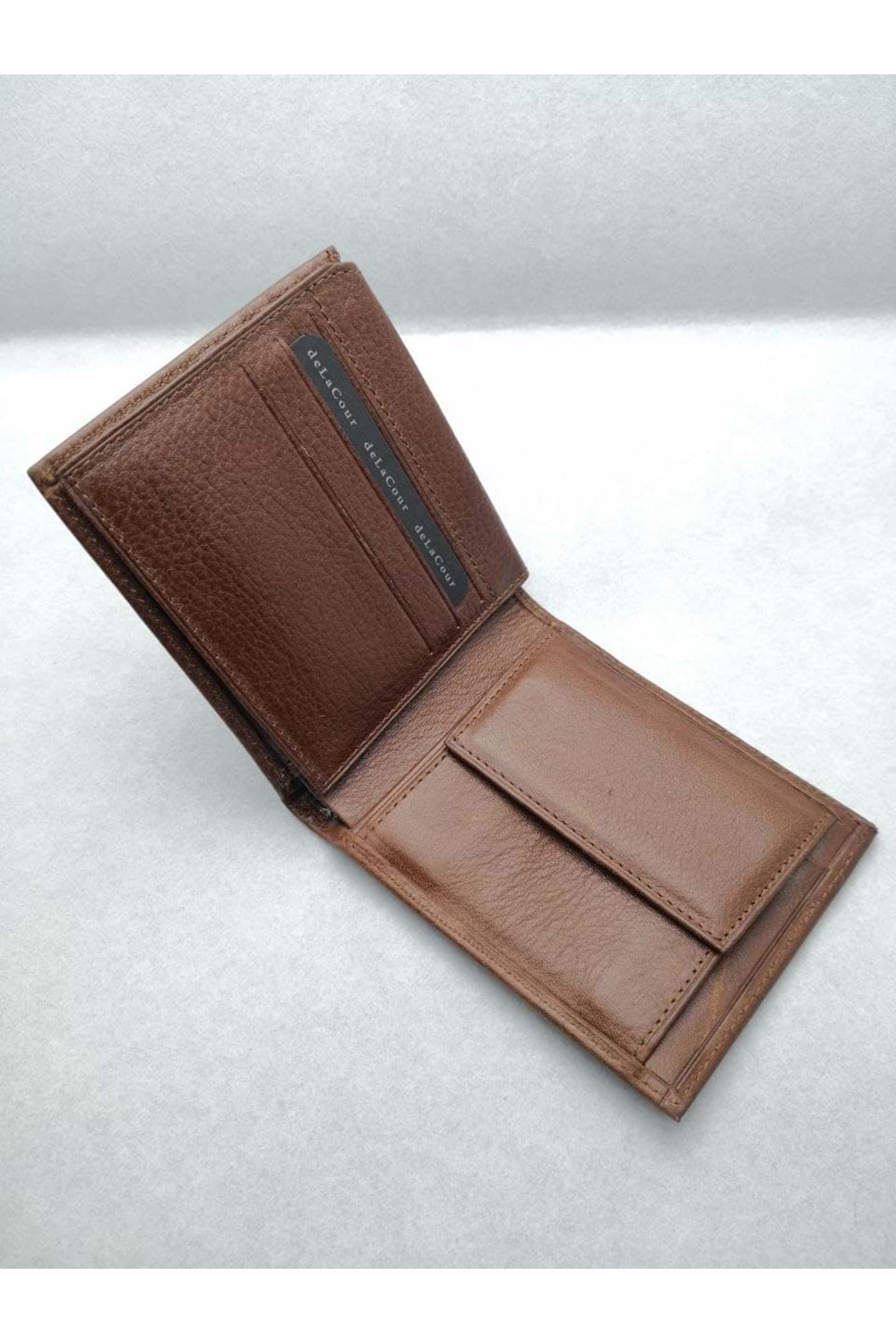 deLaCour Kahverengi Erkek Deri Cüzdan