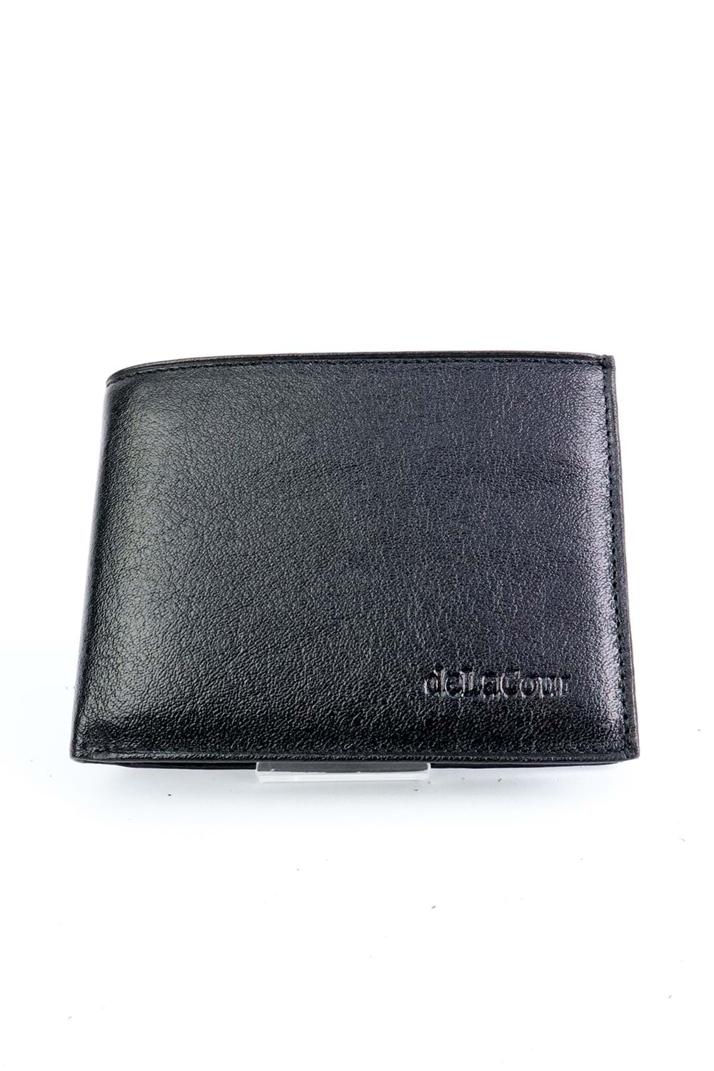 Dela Cour Siyah Hakiki Deri Erkek Cüzdan