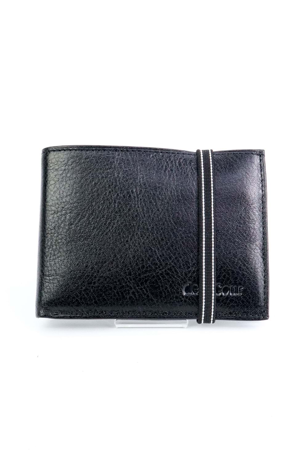 Dela Cour Siyah Hakiki Deri Erkek Cüzdan
