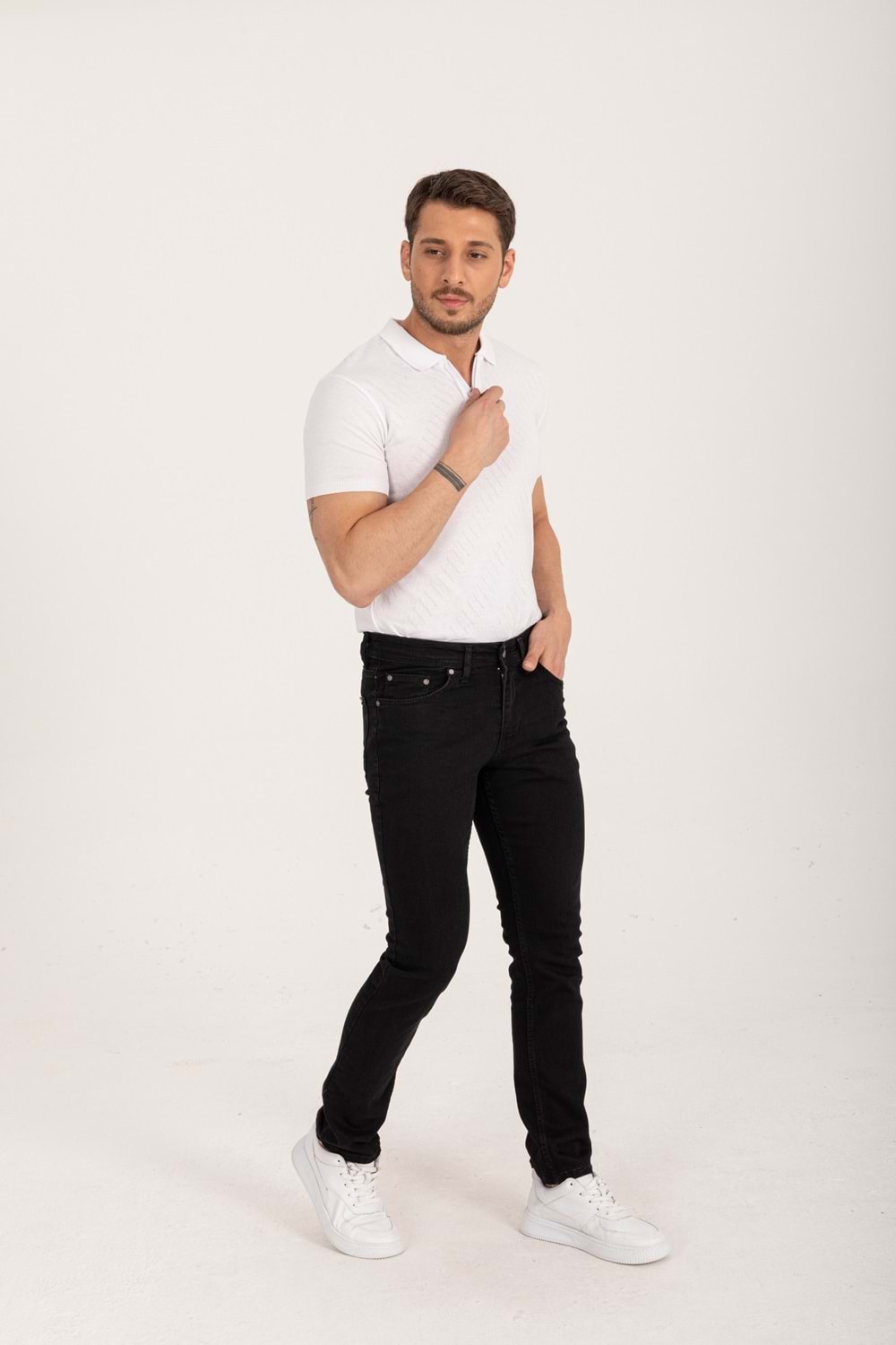 Fdx Jeans Siyah Regular Fit Erkek Kot Pantolon