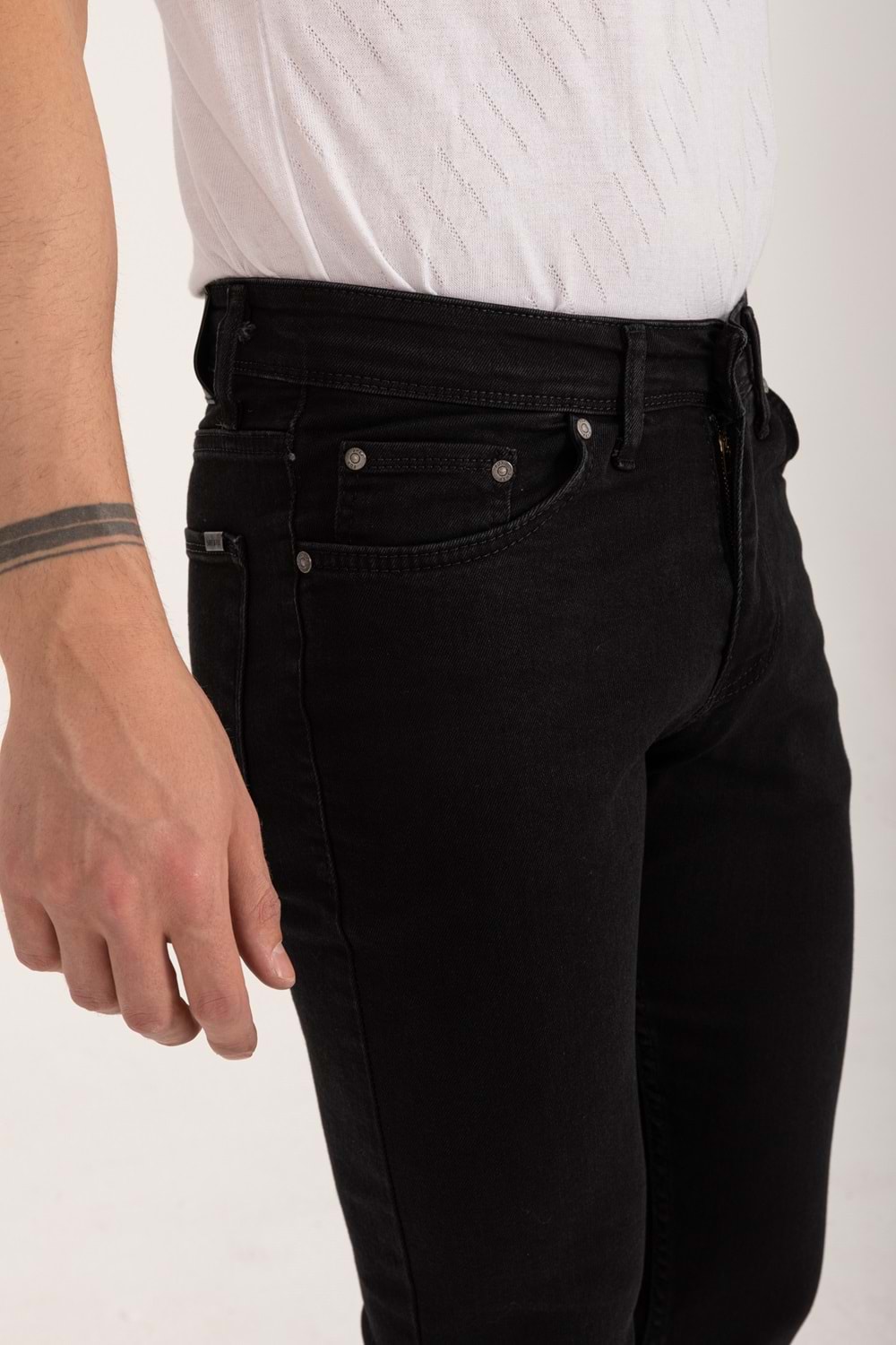 Fdx Jeans Siyah Regular Fit Erkek Kot Pantolon