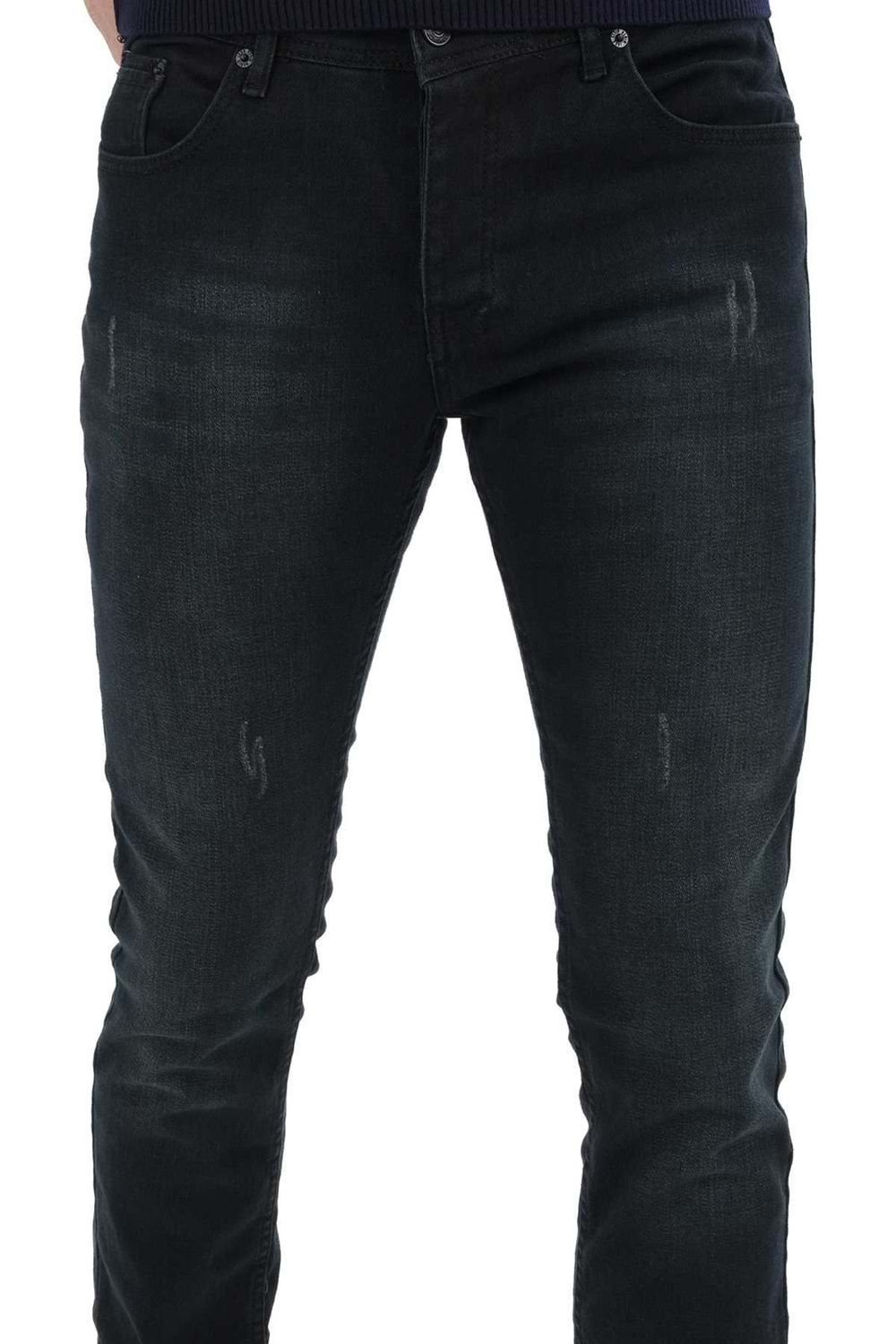 Jack Kevin Lacivert Slim Fit Erkek Kot Pantolon - 0061