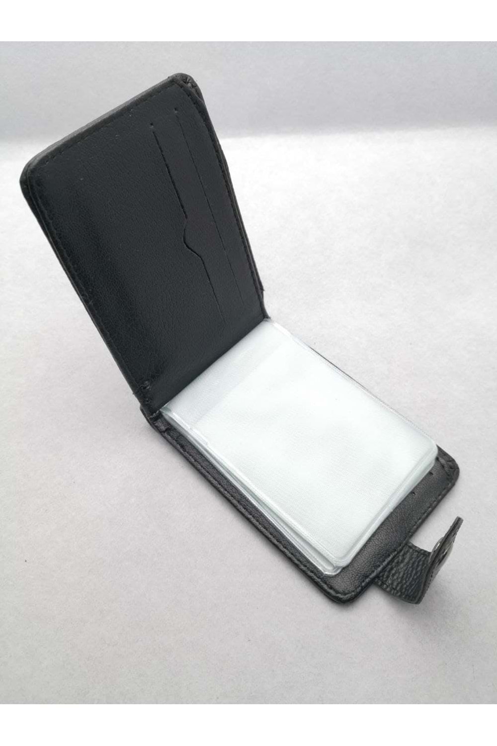 MKM Siyah Erkek Suni Deri Kartlık Cüzdan