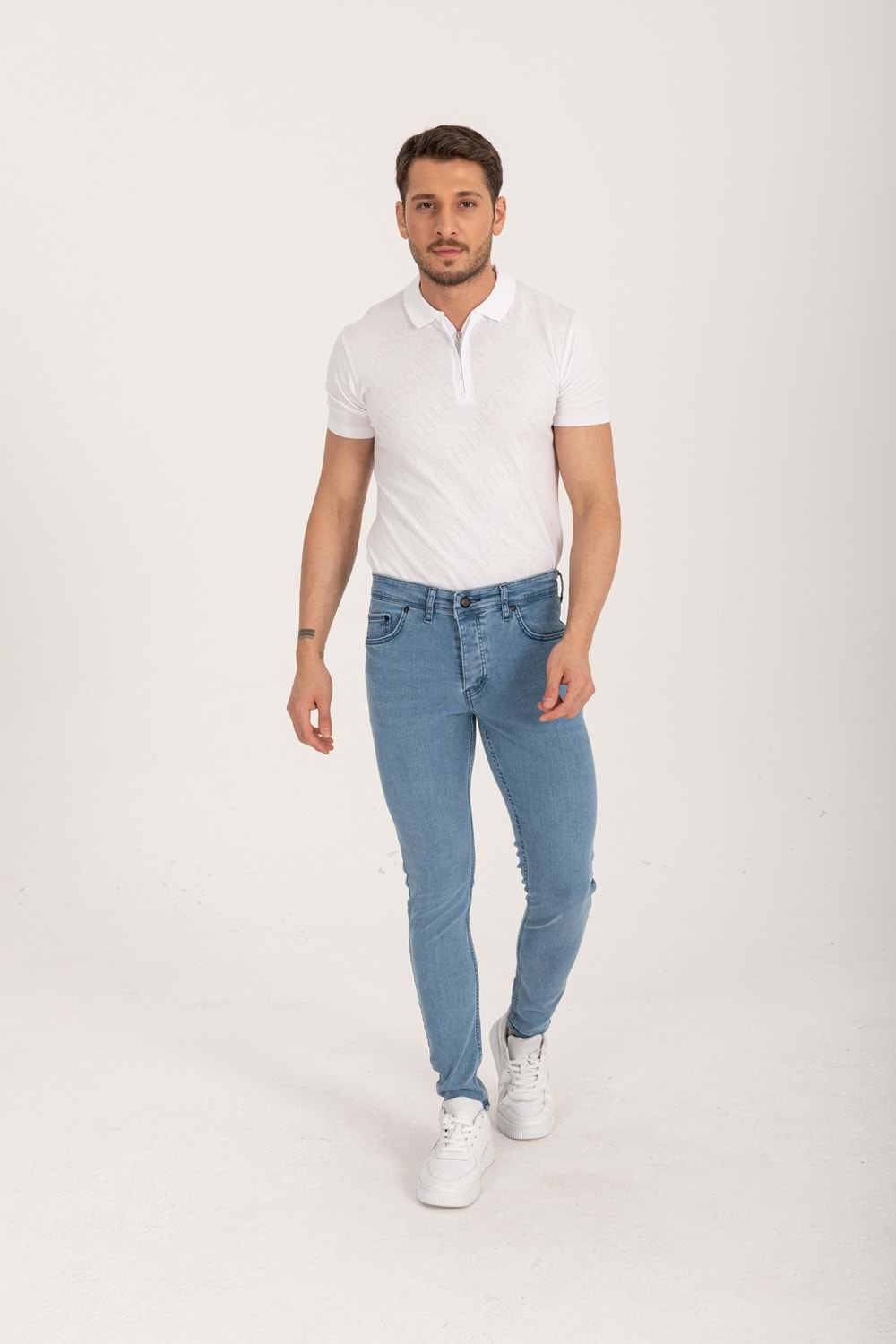 Shef Denım Mavi Slim Fit Erkek Kot Pantolon