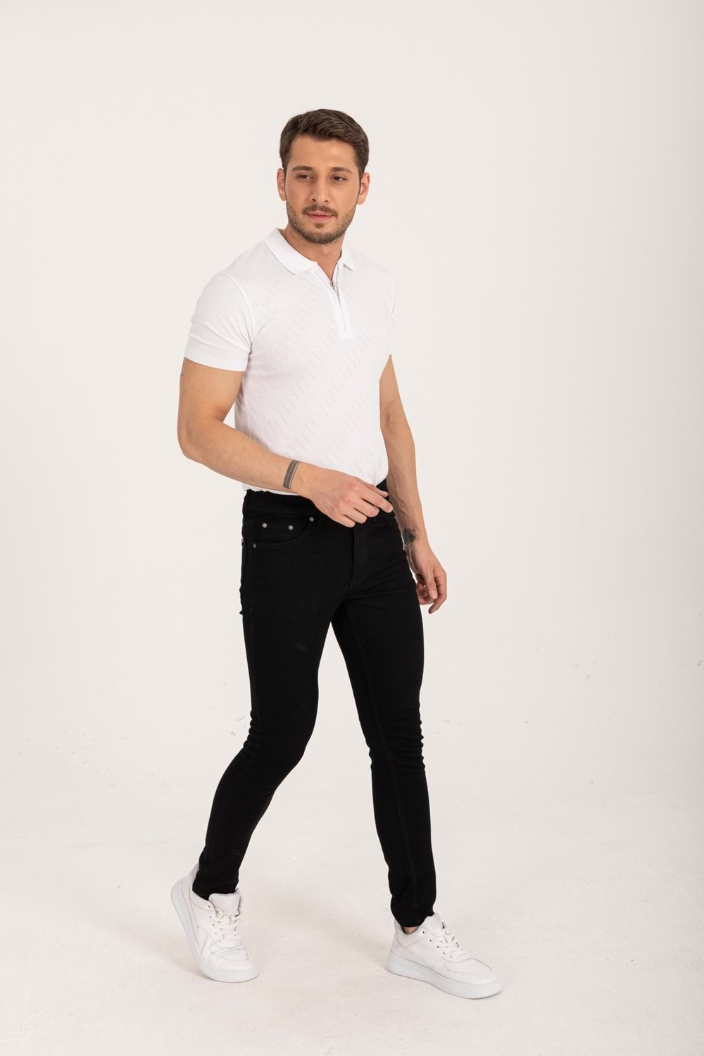 Shef Denım Siyah Slim Fit Erkek Kot Pantolon