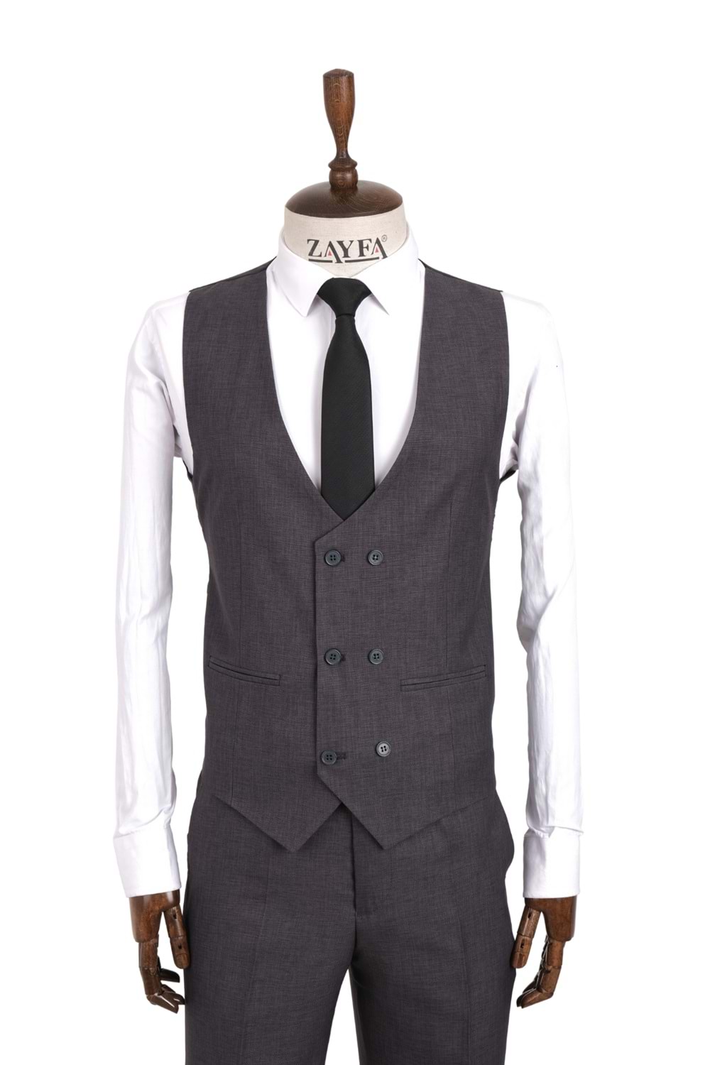 Vito Andolini Füme Slim Fit Erkeke Takım Elbise