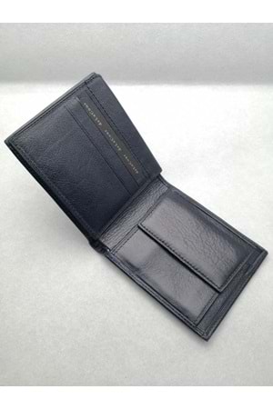 deLaCour Lacivert Erkek Deri Cüzdan