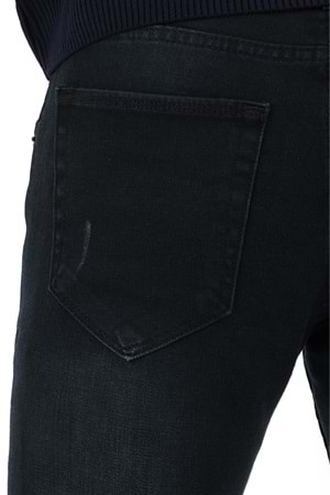 Jack Kevin Lacivert Slim Fit Erkek Kot Pantolon - 0061