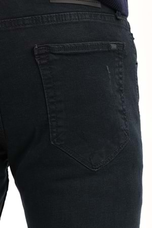 Jack Kevin Lacivert Slim Fit Erkek Kot Pantolon - 0080