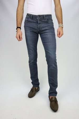 Jack Kevin Blu Gri Slim Fit Erkek Kot Pantolon