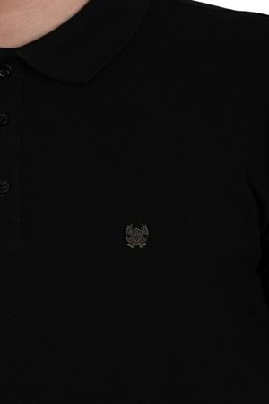 Jerox Siyah Slim Fit Kısa Kol Polo Yaka Erkek T-Shirt