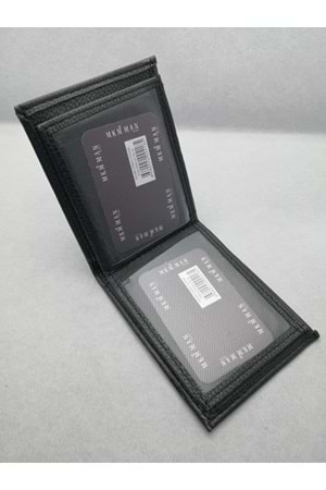 MKM Siyah Erkek Suni Deri Cüzdan