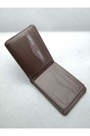 MKM Kahve Erkek Suni Deri Cüzdan