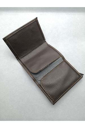 MKM Kahve Erkek Suni Deri Otomatik Kartlık Cüzdan