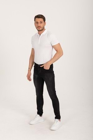 Shef Denım Siyah Slim Fit Erkek Kot Pantolon