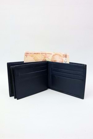 Mkm Lacivert Kalın Erkek Deri Kartlık Cüzdan