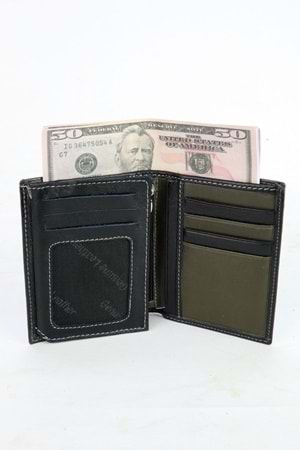 MKM SİYAH ERKEK DERİ CÜZDAN