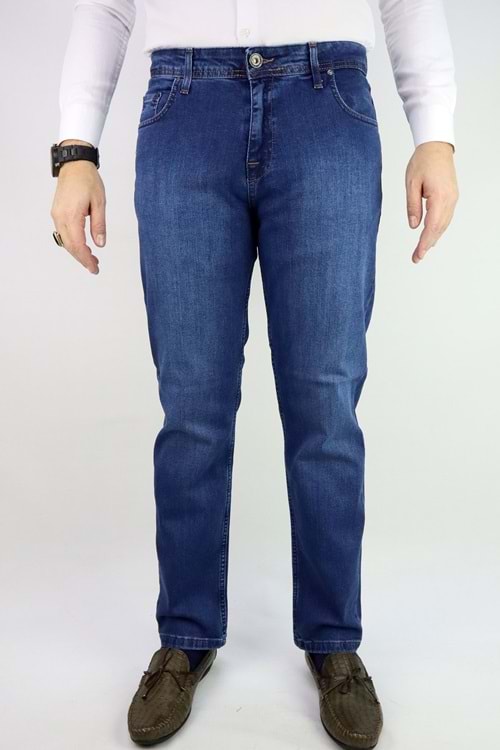 Digital Jeans Orta Mavi Klasik Regular Fit Erkek Kot Pantolon
