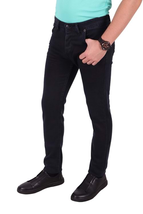 Jack Kevin Lacivert Slim Fit Erkek Kot Pantolon