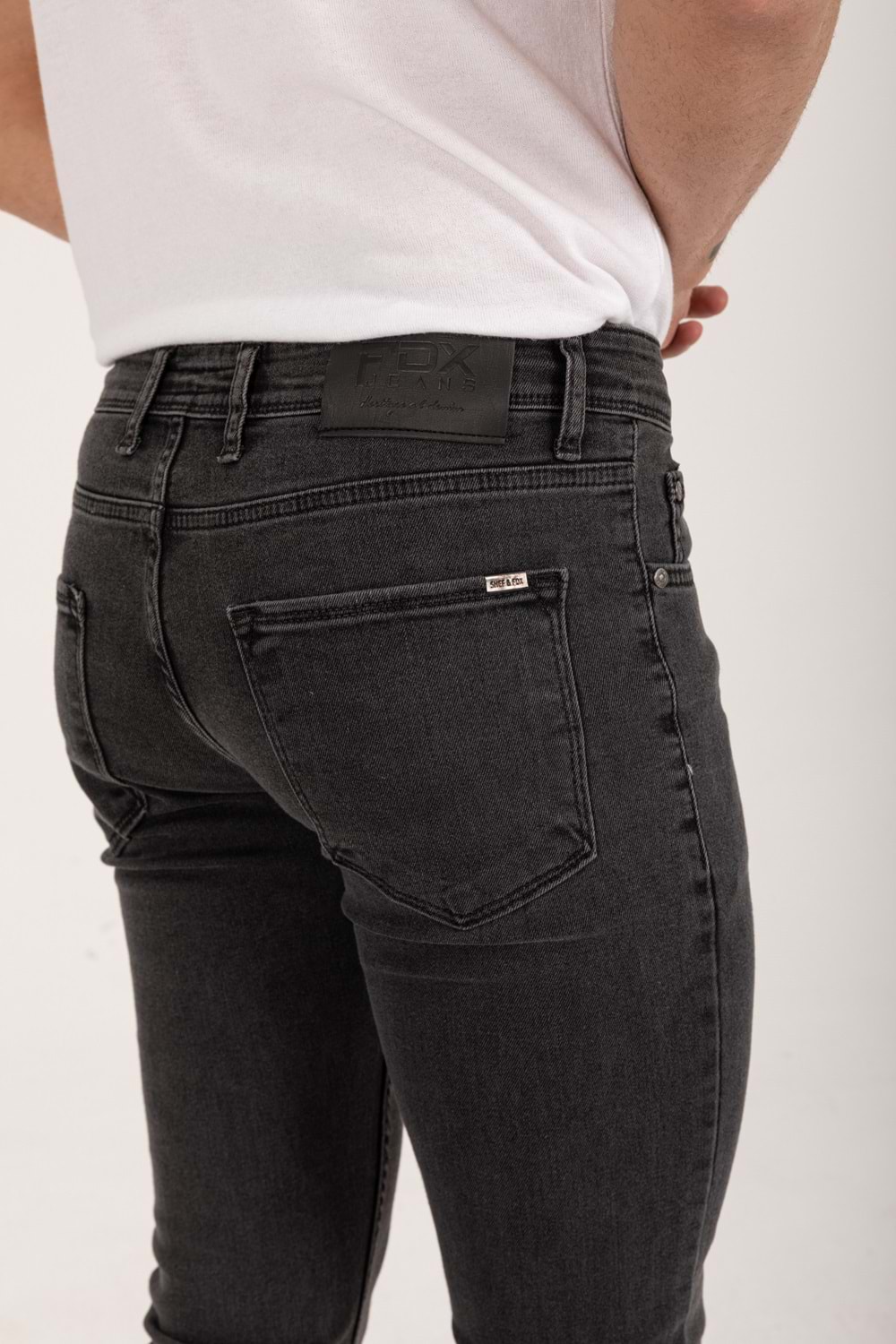 Fdx Jeans Füme Regular Fit Erkek Kot Pantolon