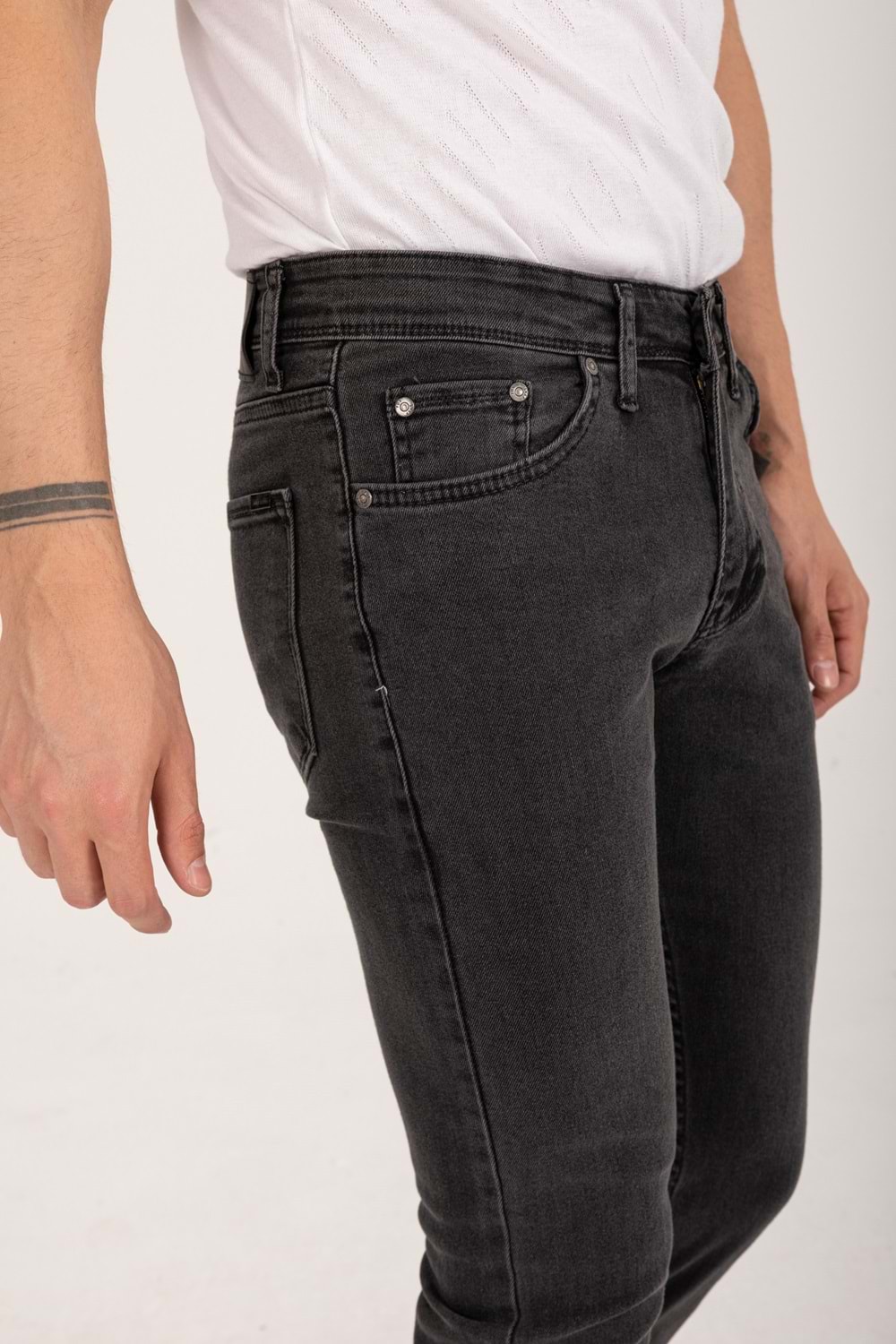 Fdx Jeans Füme Regular Fit Erkek Kot Pantolon