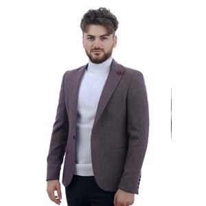 Vito Andolini Bordo Slim Fit Erkek Ceket